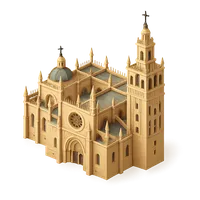 Seville Cathedral 3D icon