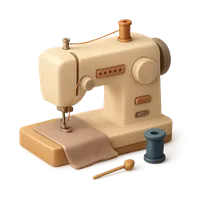 Sewing Machine 3D icon