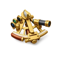 Brown Sextant 3D icon