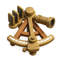 Sextant 3D icon