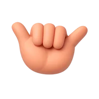 Shaka Hand 3D icon