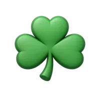 Shamrock 3D icon