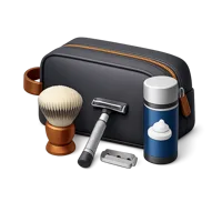 Blue Shaving Kit 3D icon
