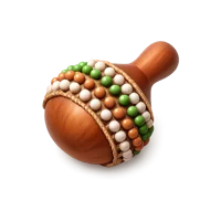Brown Shekere 3D icon