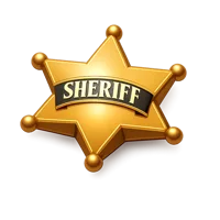 Sheriff Badge 3D icon