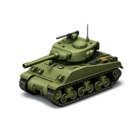 Sherman Tank 3D icon