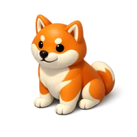 Shiba Inu 3D icon