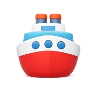 Ship 3D icon