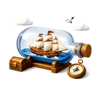 Ship In A Bottle 3D icon