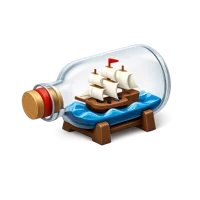 Ship in Bottle 3D icon