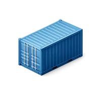 Shipping Container 3D icon