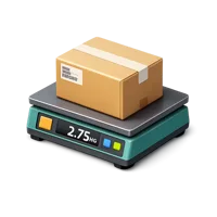 Amber Shipping Scale 3D icon