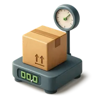 Shipping Scale 3D icon
