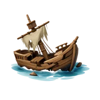 Shipwreck 3D icon