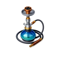 Blue Shisha 3D icon