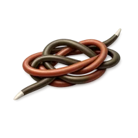 Shoelace Worm 3D icon