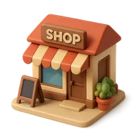 Shop 3D icon