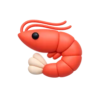 Shrimp 3D icon