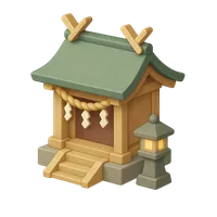 Shrine 3D icon