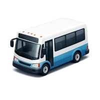 Shuttle Bus 3D icon