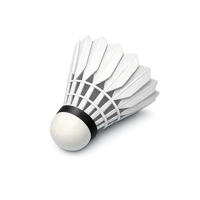 White Shuttlecock 3D icon