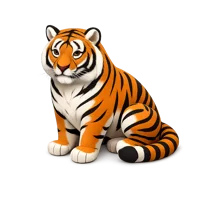 Siberian Tiger 3D icon