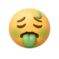 Sick Face 3D icon