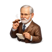 Sigmund Freud 3D icon