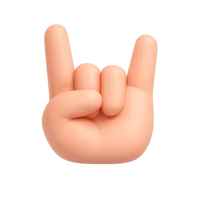 Sign of the Horns 3D icon