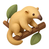 Silky Anteater 3D icon