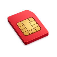 SIM Card 3D icon