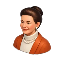 Simone de Beauvoir 3D icon