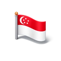Singapore Flag 3D icon