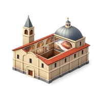 Red Sistine Chapel 3D icon
