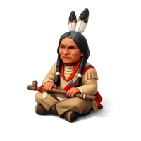 Sitting Bull 3D icon