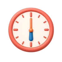 Six O'Clock 3D icon