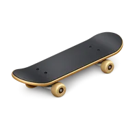 Amber Skateboard 3D icon