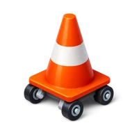 Skating Cone 3D icon