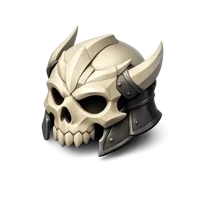 Skeleton Helmet 3D icon