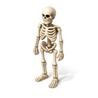 Skeleton 3D icon