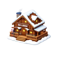 Ski Lodge 3D icon