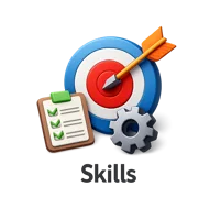 Skills 3D icon