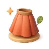 Skirt 3D icon