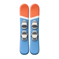 Skis 3D icon