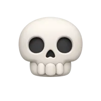 Skull 3D icon