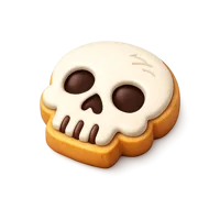 Skull Cookie 3D icon