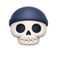 Skullcap Person 3D icon