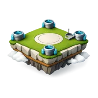 Sky Platform 3D icon