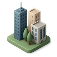 Skyline 3D icon