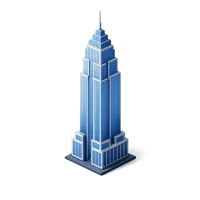 Skyscraper 3D icon